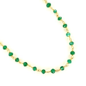 Green Onyx Multi-Stone 14k Gold Filled Necklace